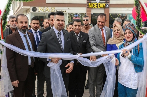 Believing in humanitarian volunteer work... The University of Kirkuk holds a cultural festival for its students.