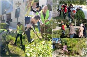 Within the cultivation initiative.. A number of university colleges begin with extensive afforestation campaigns