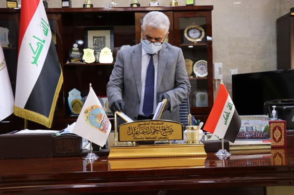 The President of the University of Kirkuk authenticate the results of the second-attempt exams for the College of Engineering